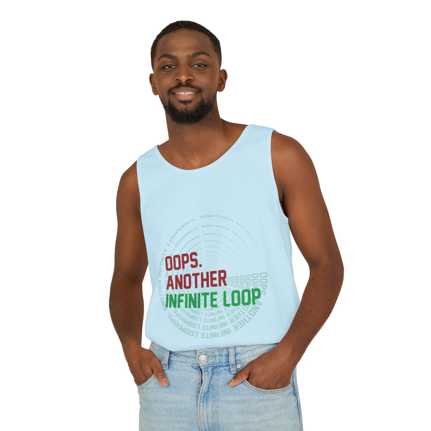 Oops, Another Infinite Loop Tank Top | Cotton Summer Tee, Gift for Tech Lovers, Casual Wear, Programming Humor Shirt, Comfortable [...]