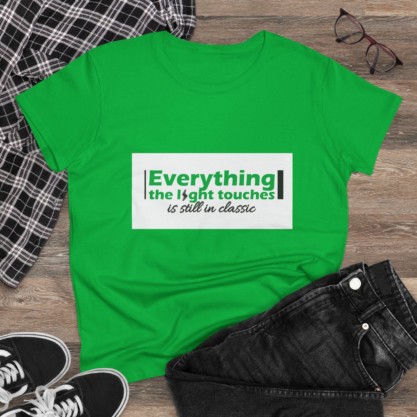 Stylish Inspirational Tee - Everything the Light Touches, Motivational Shirt for Women, Casual Everyday Wear, Gift Idea for Friends, [...]