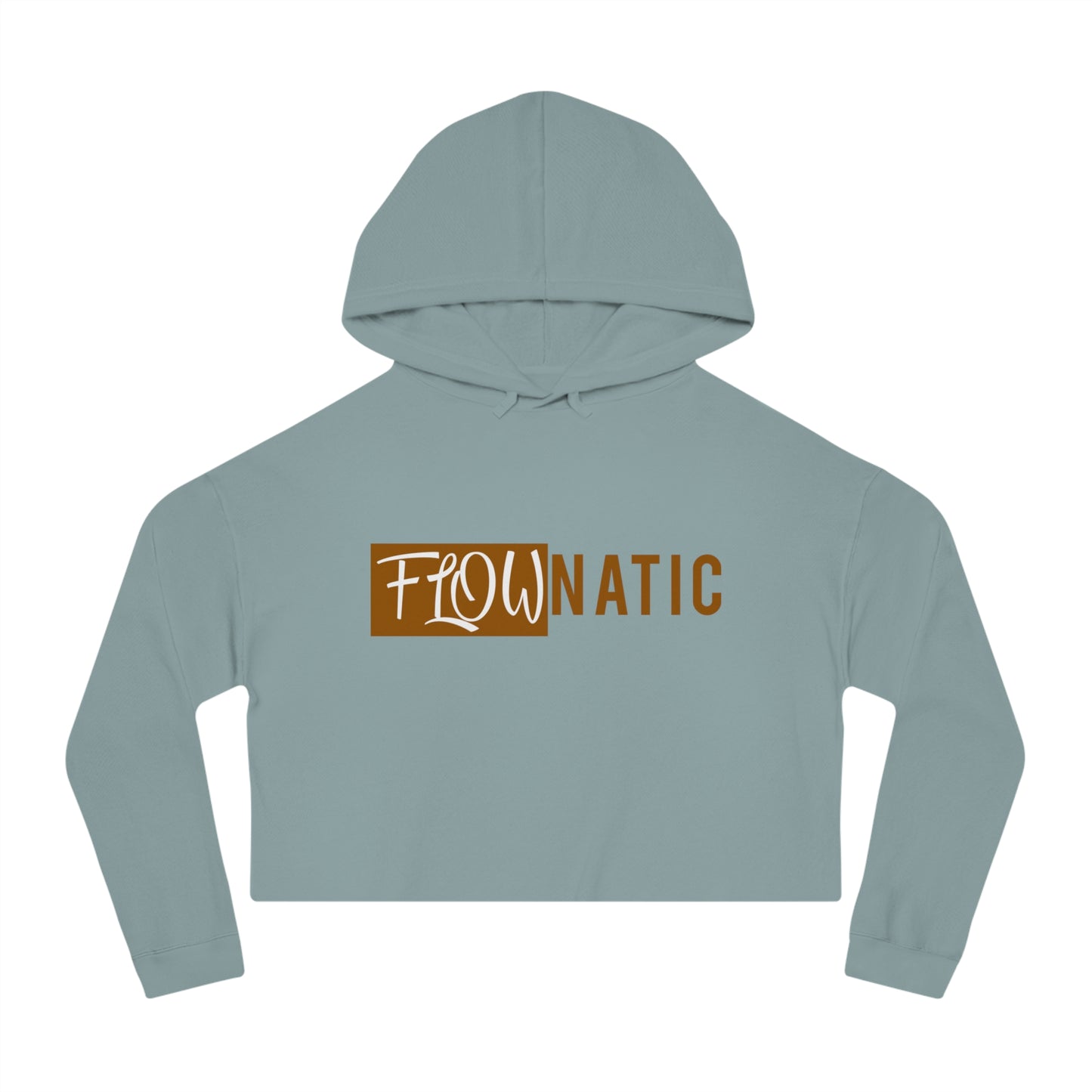 FlowNatic Women's Cropped Hooded Sweatshirt - Stylish and Trendy Activewear for Motivation