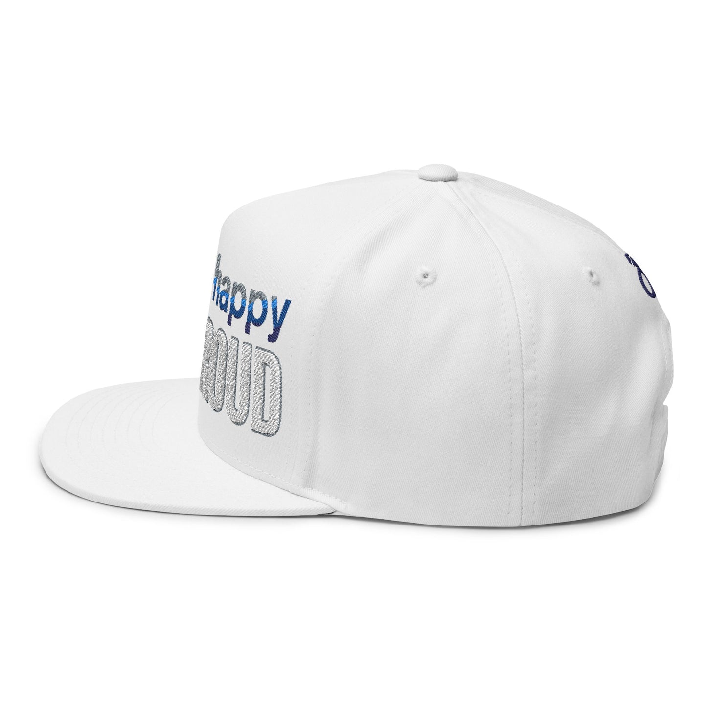 Trigger Happy Embroidered Flat Bill Cap - Bold & Proud Style