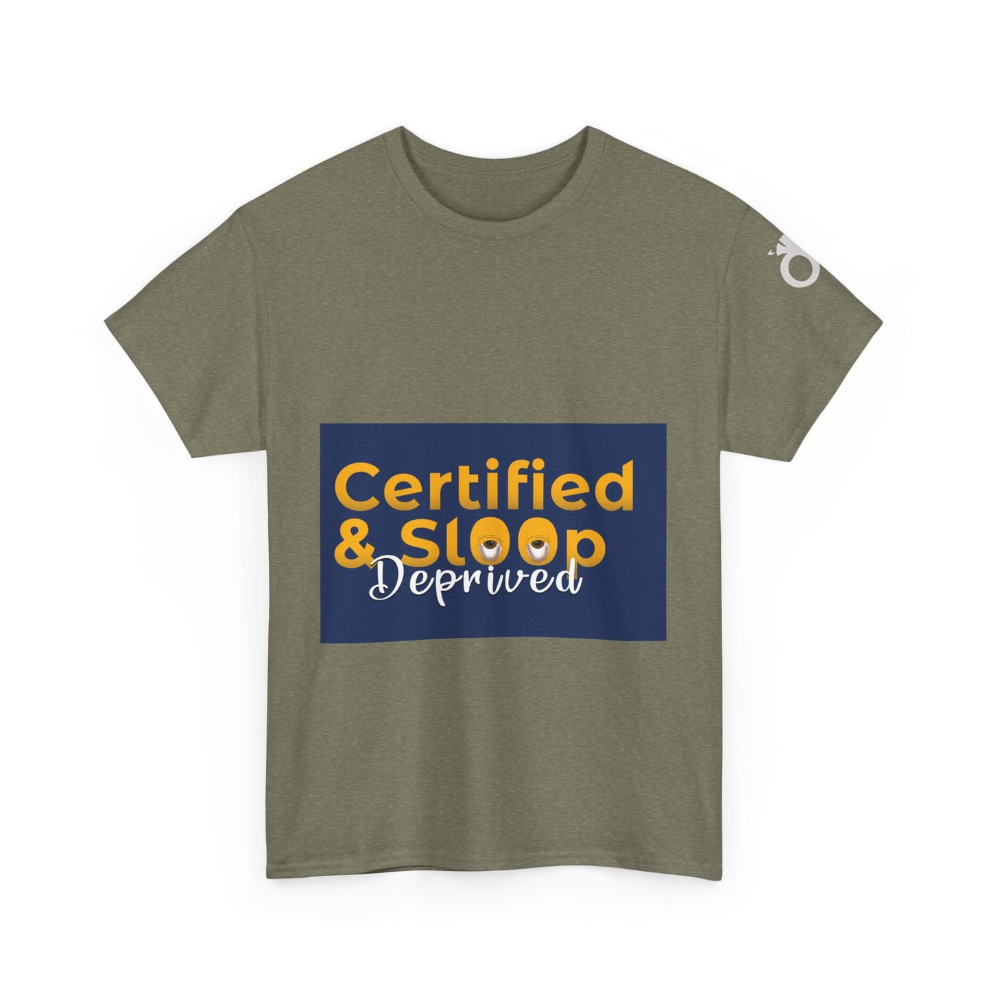 Certified & Sleep Deprived Unisex Heavy Cotton Tee - Perfect for Casual Wear and Nautical Lovers