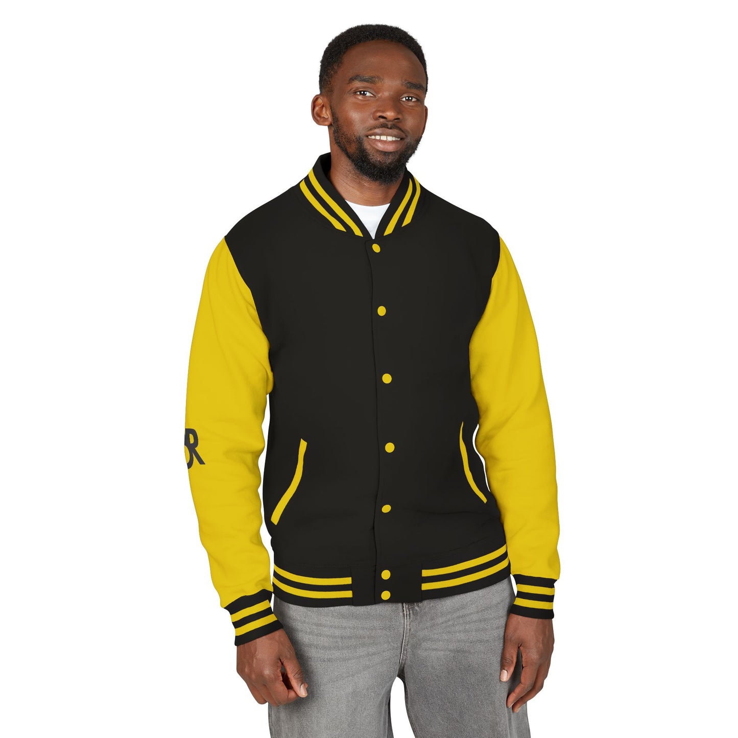 Unisex Heavyweight Letterman Jacket with Flowmatic Design, Vintage Sport Jacket, Retro Style Varsity Jacket, Casual Everyday Wear, [...]