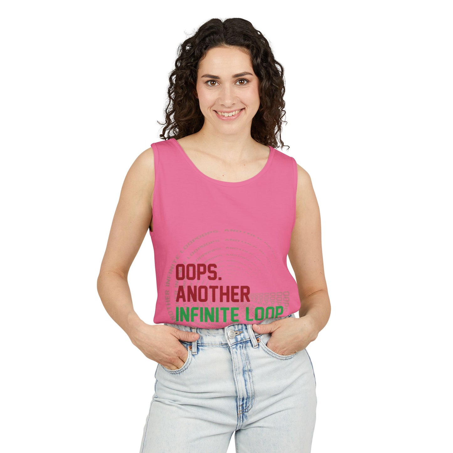 Oops, Another Infinite Loop Tank Top | Cotton Summer Tee, Gift for Tech Lovers, Casual Wear, Programming Humor Shirt, Comfortable [...]