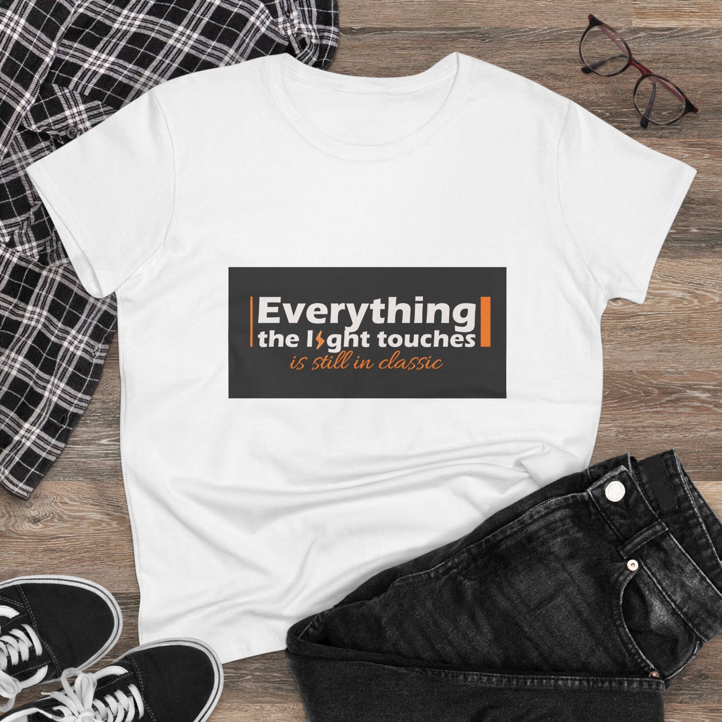 Stylish Inspirational Tee - Everything the Light Touches, Motivational Shirt for Women, Casual Everyday Wear, Gift Idea for Friends, [...]