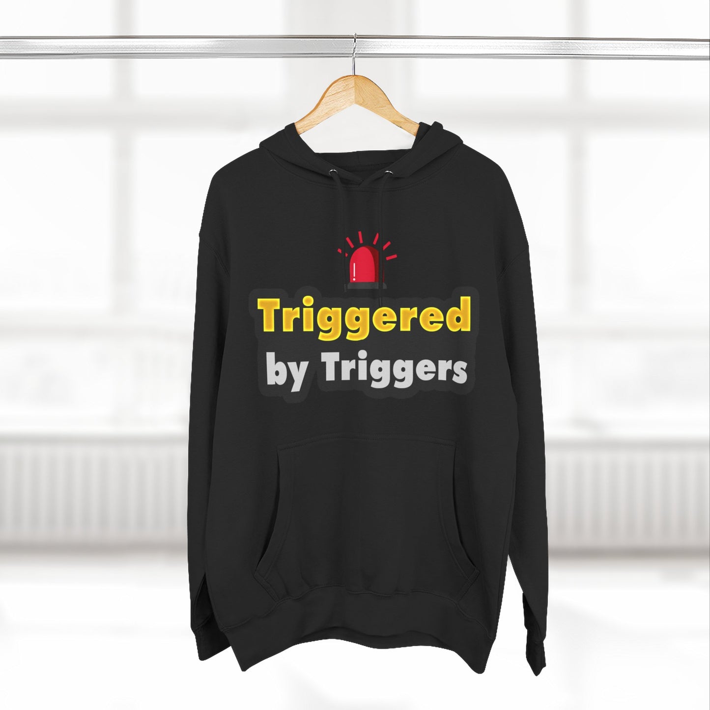 Funny Triggered Fleece Hoodie, Comfy Sweatshirt, Gift for Gamers, Casual Wear, Cozy Pullover for Friends, Humor Apparel