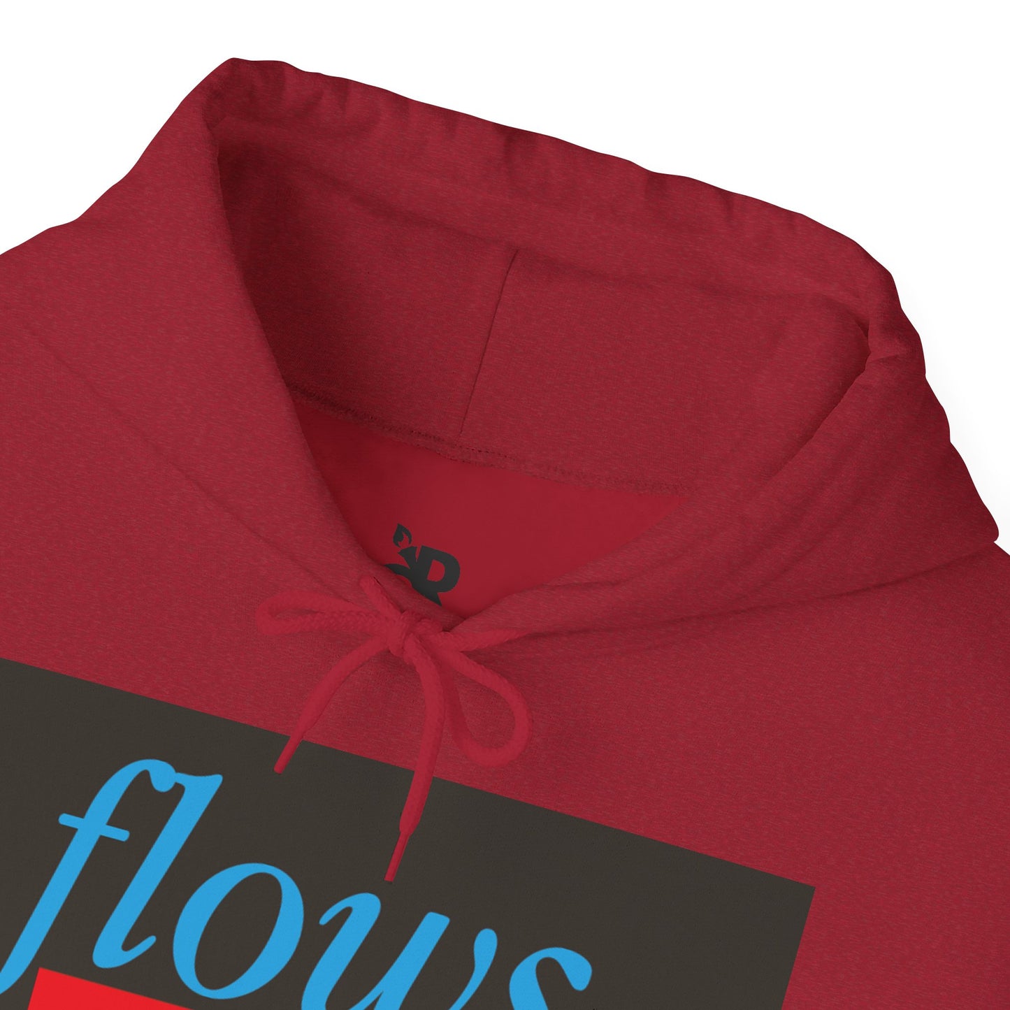 Trendy Hoodie with 'flows before bros' Design, Unisex Sweatshirt, Casual Wear, Gift for Friends, Everyday Comfort