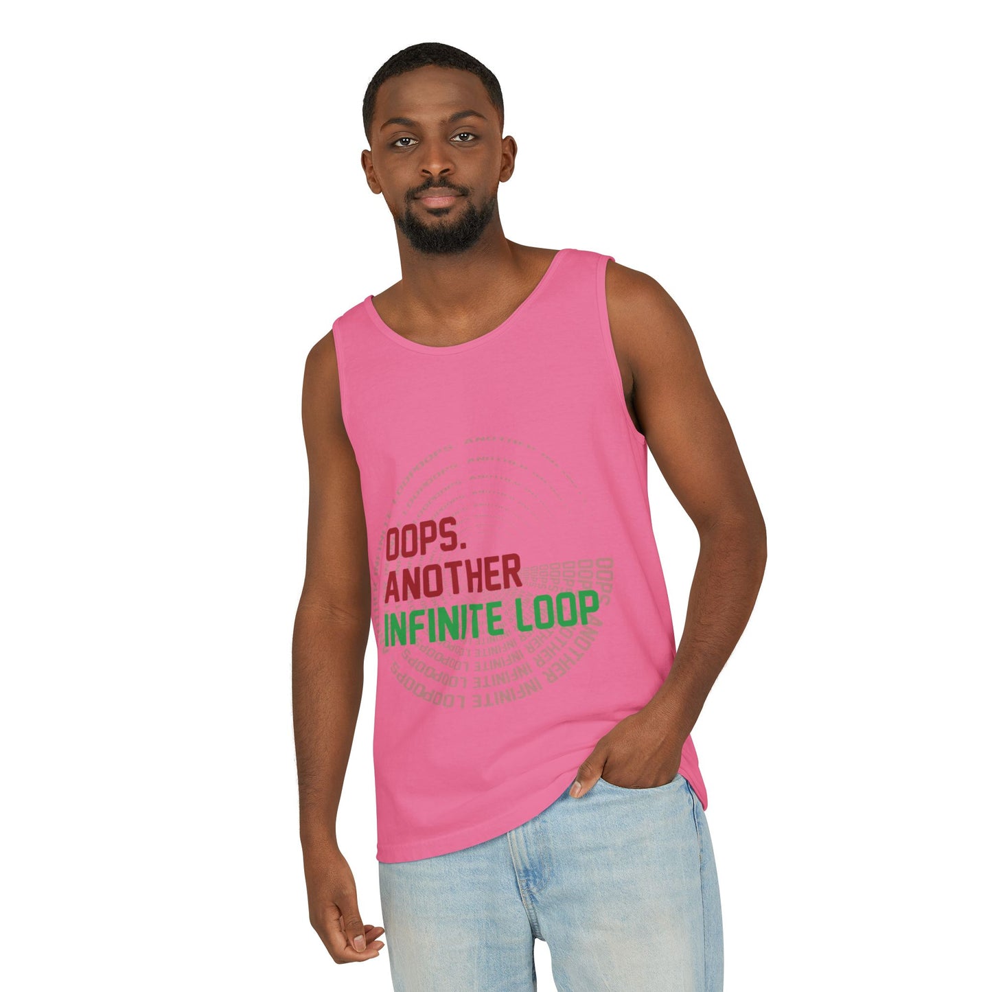 Oops, Another Infinite Loop Tank Top | Cotton Summer Tee, Gift for Tech Lovers, Casual Wear, Programming Humor Shirt, Comfortable [...]