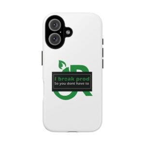 durable phone case for developers techie gift, programmer accessory, unique phone cover, fun geeky merchandise