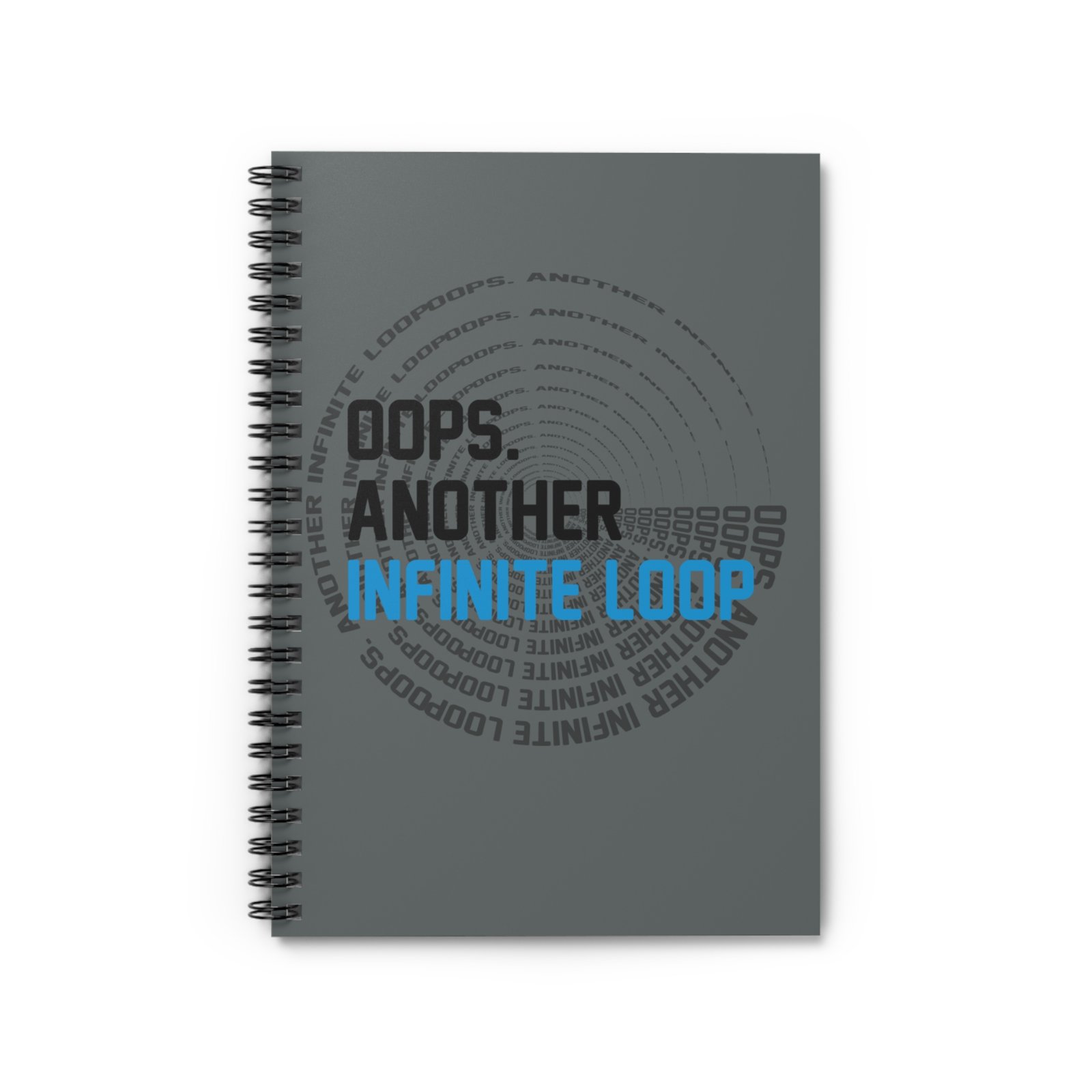 spiral notebook infinite loop humor for tech lovers, geeky gifts, study essential, office supplies, programming journal spiral notebook infinite loop humor for tech lovers, geeky gifts, study essential, office supplies, programming journal