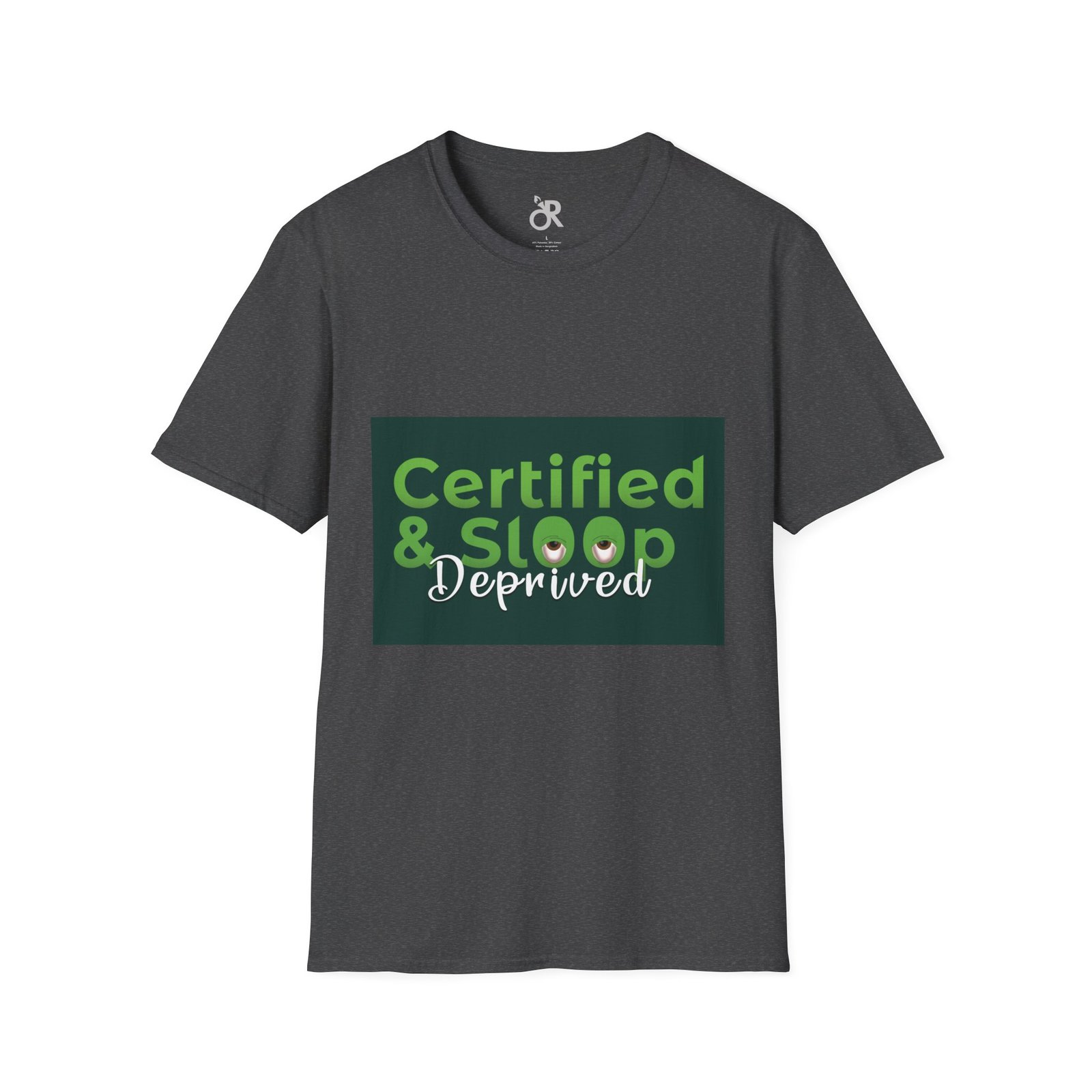 certified & sleep deprived unisex softstyle t shirt certified & sleep deprived unisex softstyle t shirt