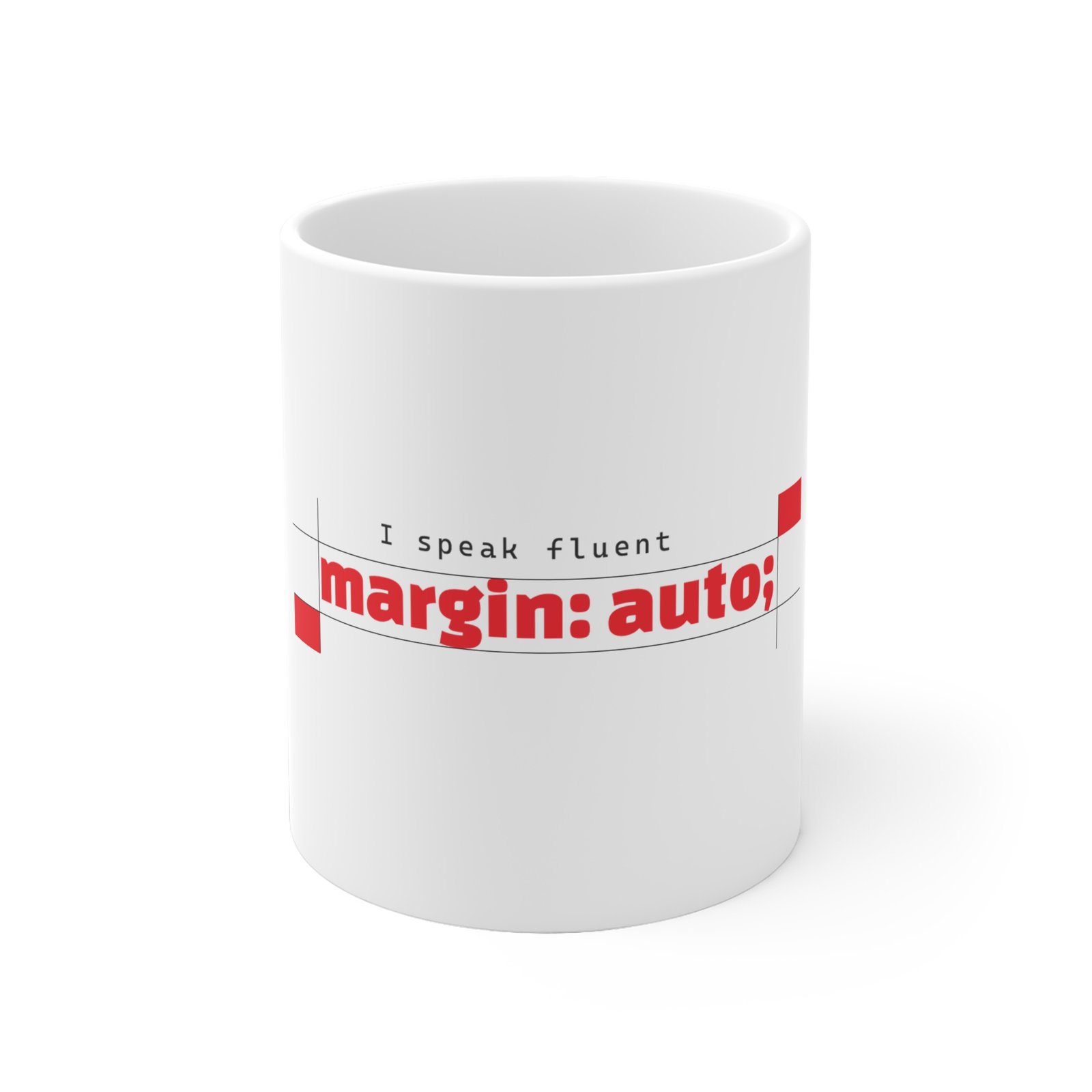 ceramic mug — "i speak fluent margin: auto;" css coder coffee mug ceramic mug — "i speak fluent margin: auto;" css coder coffee mug