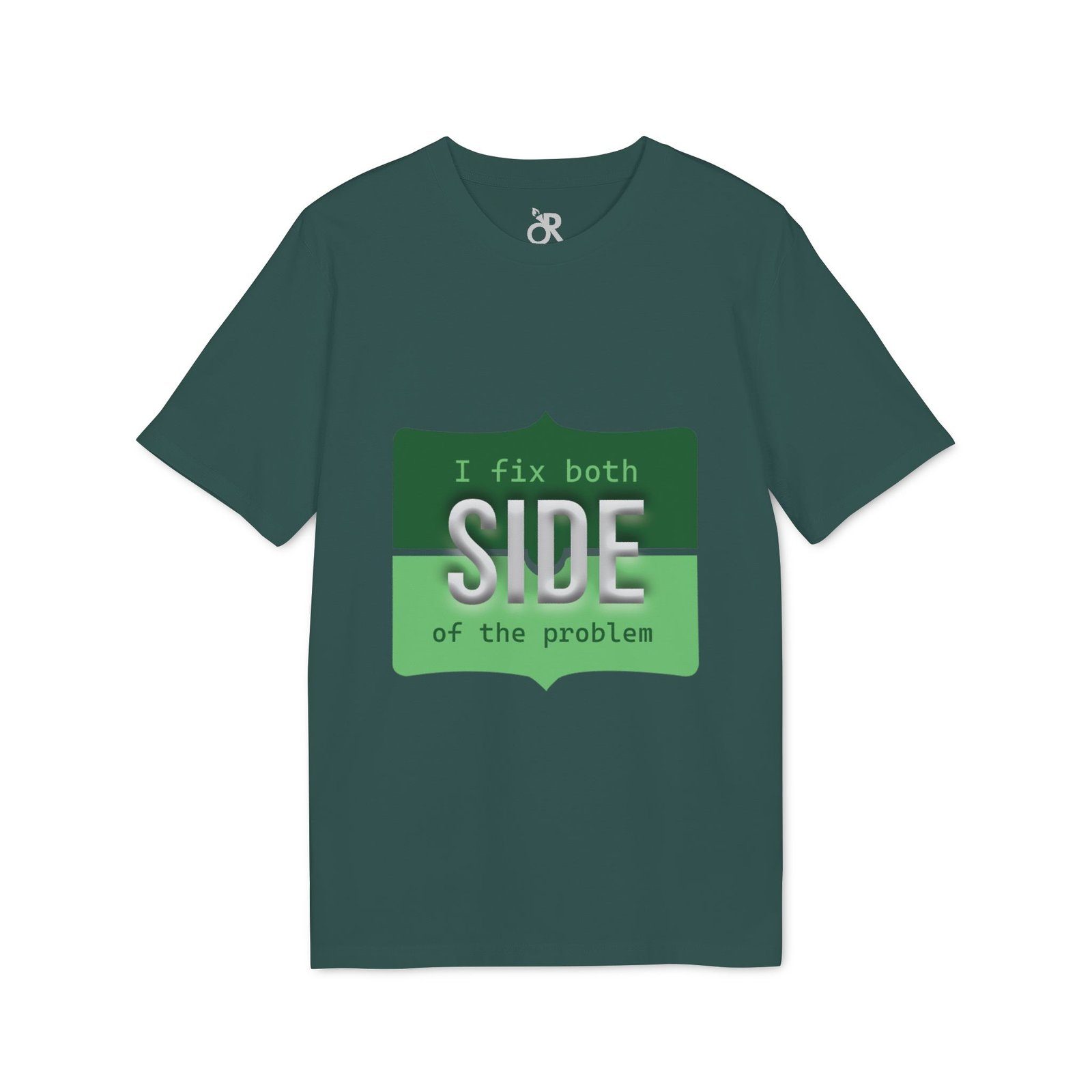 t shirt — "i fix both sides of the problem" graphic tee t shirt — "i fix both sides of the problem" graphic tee