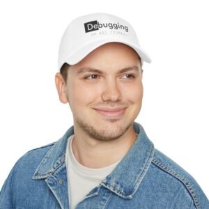 debugging on all fronts baseball cap — programmer tech hat