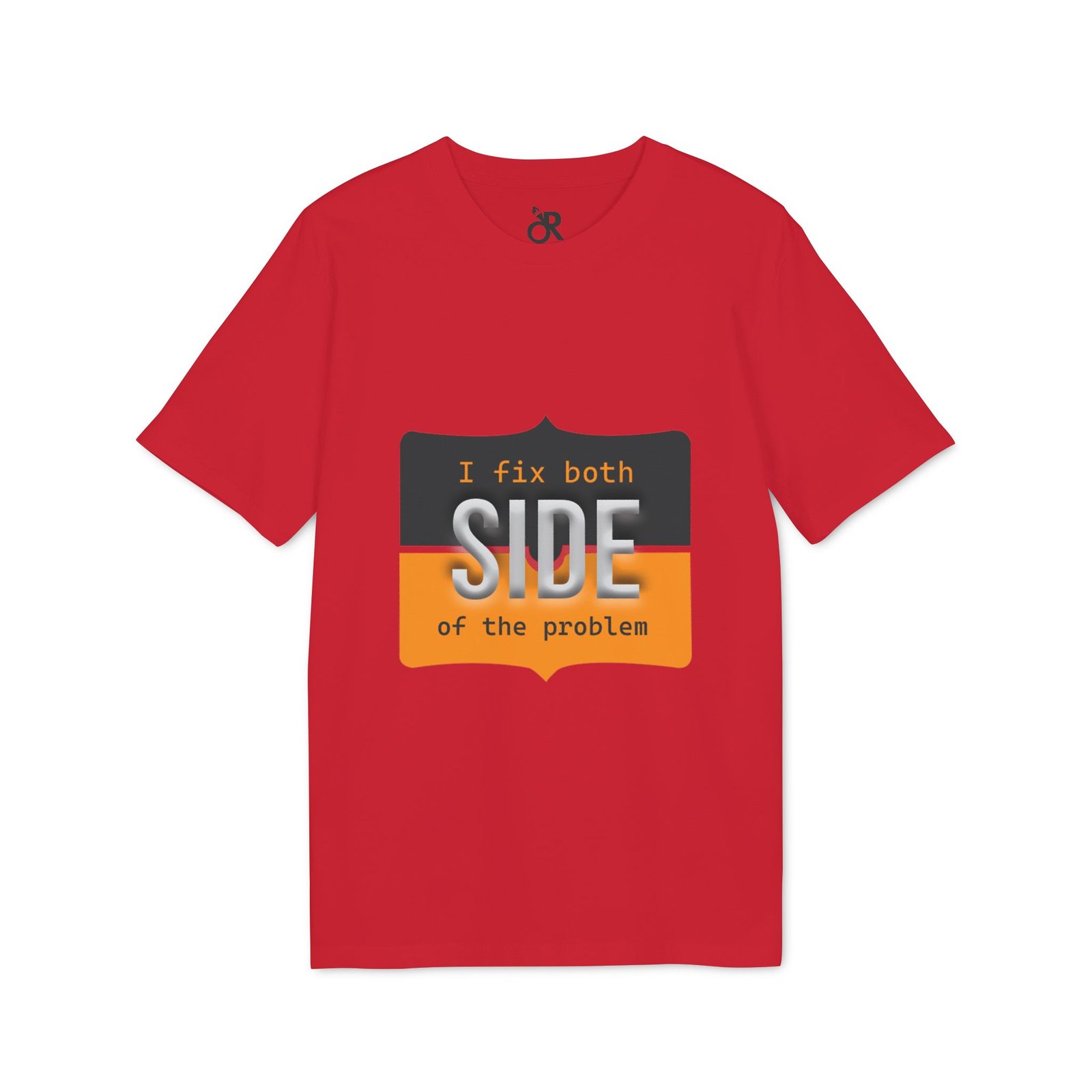 t shirt — "i fix both sides of the problem" graphic tee t shirt — "i fix both sides of the problem" graphic tee